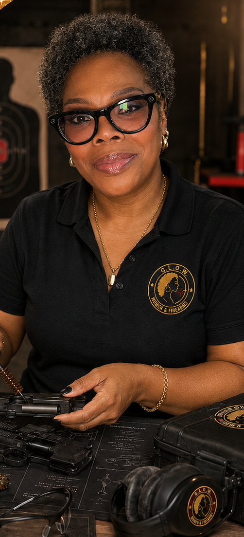 GLOW certified women's firearms instructor